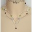 Collier mariage blanc cristal et strass CO1238A