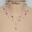 Collier mariage blanc cristal et strass CO1238A