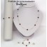 Collier mariage ivoire et bordeaux CO1251A