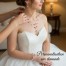 Collier mariage blanc et strass CO1276A