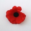 Broche mariage coquelicot BRO341