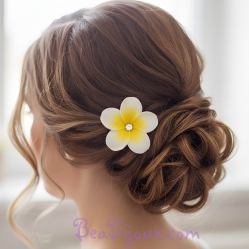 Epingle à cheveux fleur de tiaré
