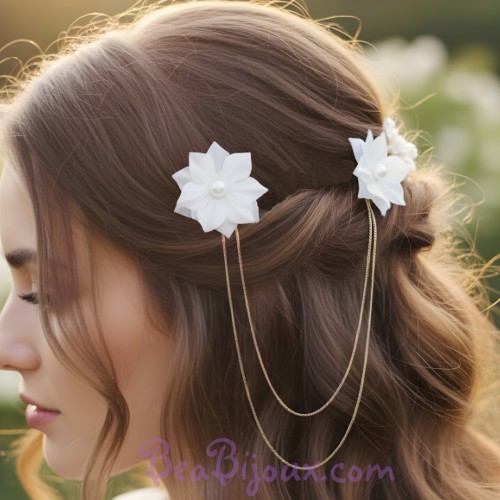 Epingles à cheveux fils or