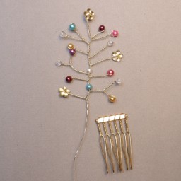 Peigne à cheveux multi couleurs pour  Sandrine