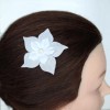 Epingle à cheveux fleur blanche EP1239B