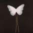 Epingle à cheveux papillon blanc pailleté EP355
