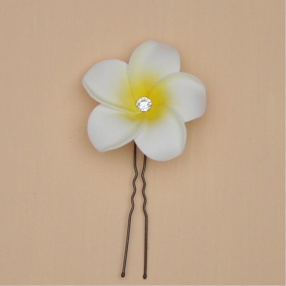 Epingle à cheveux fleur de tiaré