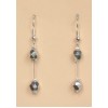 Boucles d oreilles argentées BO1199A