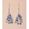 Boucles d oreilles bleues BO4258Z