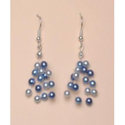 Boucles d oreilles bleues BO4258Z