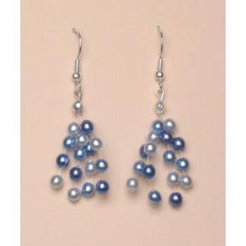 Boucles d oreilles bleues BO4258Z