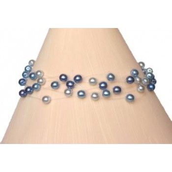 Bracelet perles bleues BR4258Z