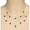 Collier fantaisie noir CO1196A