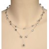 Collier fantaisie argenté CO1199A