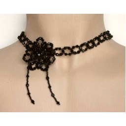 Collier cristal noir CO4241A