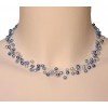 Collier perles bleu CO4258Z