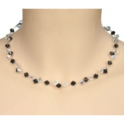 Collier cristal noir CO4266A