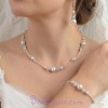 Parure mariage blanc et cristal PA4263A