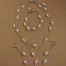 Parure de Mariage  perles blanches et cristal PA1267A