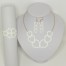 Collier mariage coeurs blanc CO7003