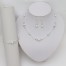 Parure mariage blanc et cristal PA4263A