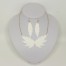 Collier mariage ange/plumes blanc CO7004