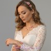 Parure mariage fleur rouge blanc PA1285A