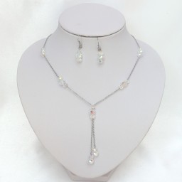 Parure mariage cristal irisé PA5006