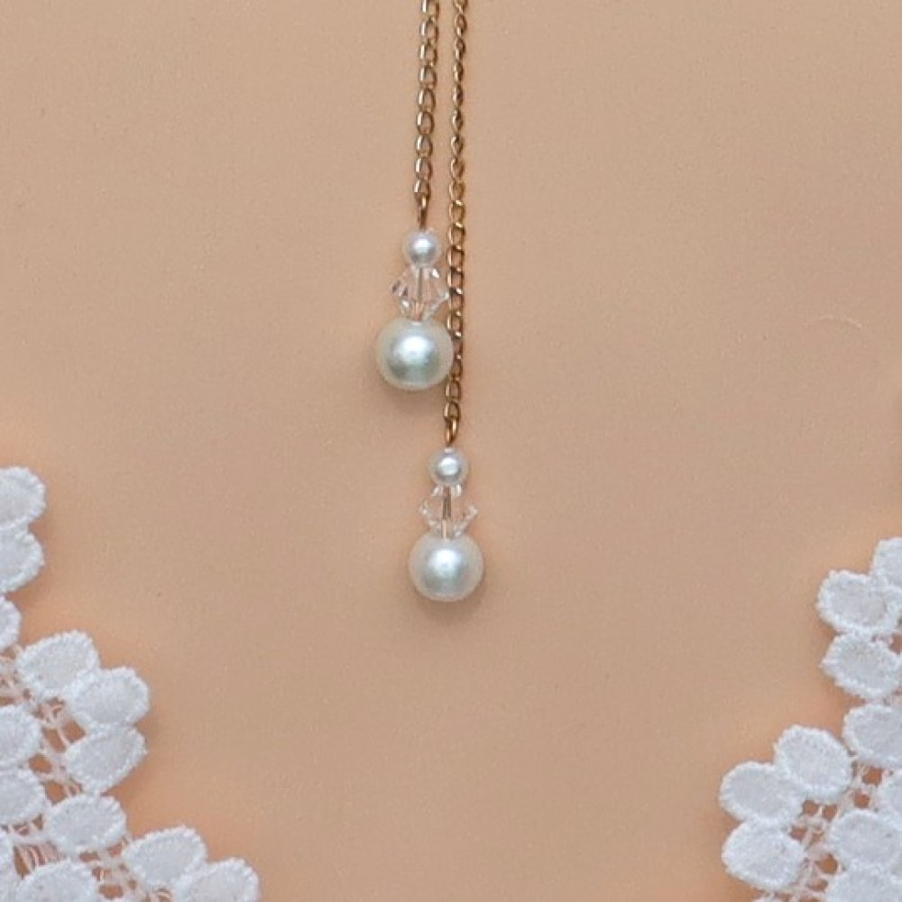 Collier de dos coulissant oxyde de zirconium