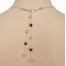 Bijou pendentif de dos ivoire et bordeaux BD0004A