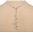 Bijou pendentif de dos blanc BD0008A