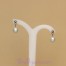 Boucles d oreilles mariage blanc BO1138D