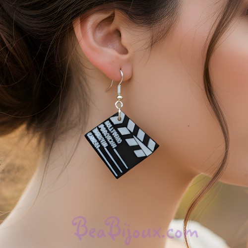 Boucles d'oreilles cinéma