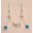 Boucles d oreilles mariage ivoire turquoise BO1182C Boucles d oreilles mariage ivoire turquoise BO1182C