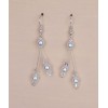 Boucles d oreilles blanc cristal BO1204A