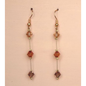 Boucles d oreilles cristal BO1209B