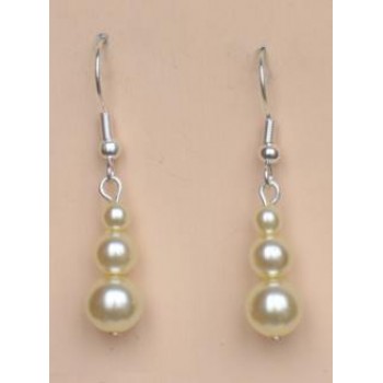 Boucles d oreilles ivoire BO2073A