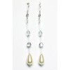 Boucles d oreilles mariage ivoire cristal BO2082A