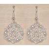 Boucles d oreilles mariage blanc et cristal BO4234Z