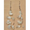 Boucles d oreilles ivoire BO4236A