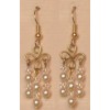 Boucles d oreilles ivoire et cristal BO4249Z