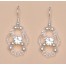 Boucles d oreilles blanc cristal strass BO4261Z
