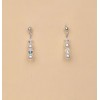 Boucles d oreilles mariage blanc cristal BO4272A