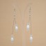 Boucles d'oreilles mariage blanc cristal BO1267A