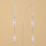 Boucles d'oreilles blanc cristal BO1273A