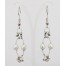 Boucles d'oreilles mariage blanc strass BO1282A