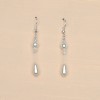 Boucles d oreilles mariage blanc cristal BO1221A