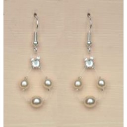 Boucles d'oreilles ivoire BO4280A