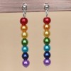 Boucles d'oreilles arc en ciel BO1249A