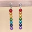 Boucles d'oreilles arc en ciel BO1249A Boucles d'oreilles arc en ciel BO1249A